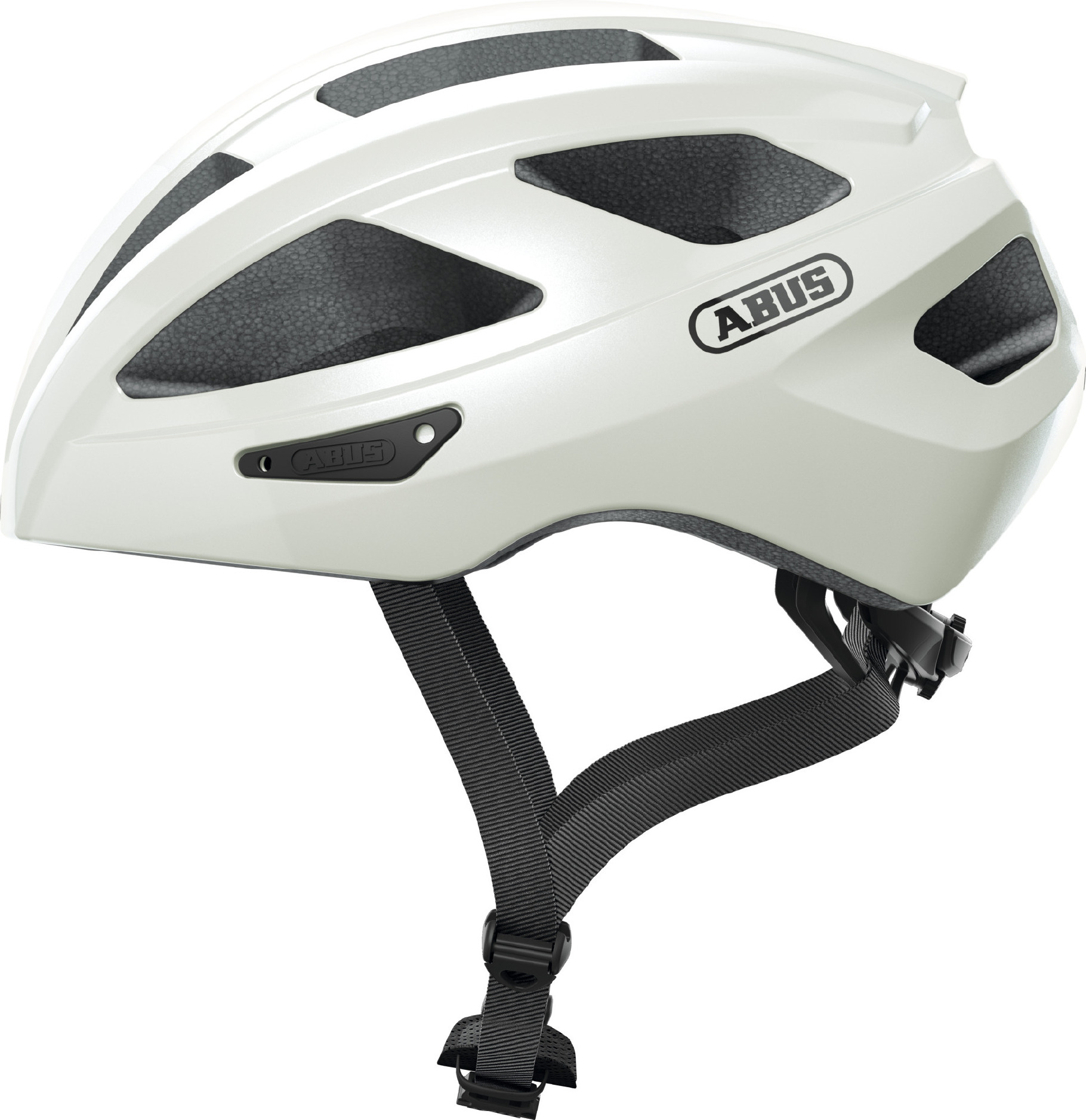 ABUS Macator pearl white Helme